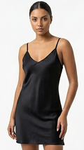 Silk Mini Slip Dress